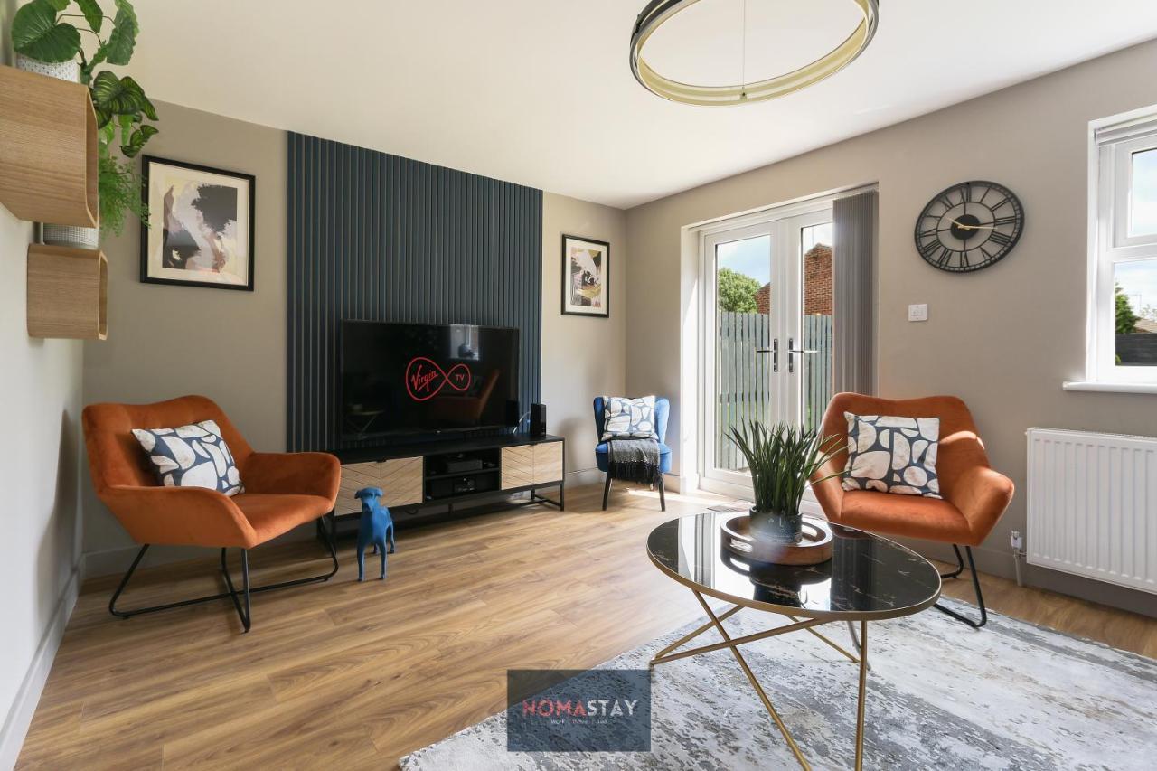 Nomastay, Corporate, Families, Relocation, 3 Bed, 2 Bath, Parking, Next To The Hospital, University, City Center Sheffield Buitenkant foto